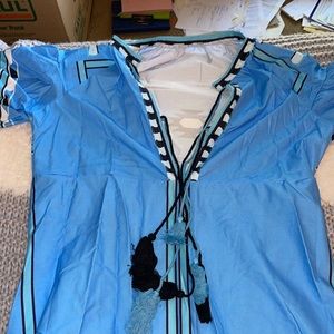 Summer kaftan / Abaya dress , blue